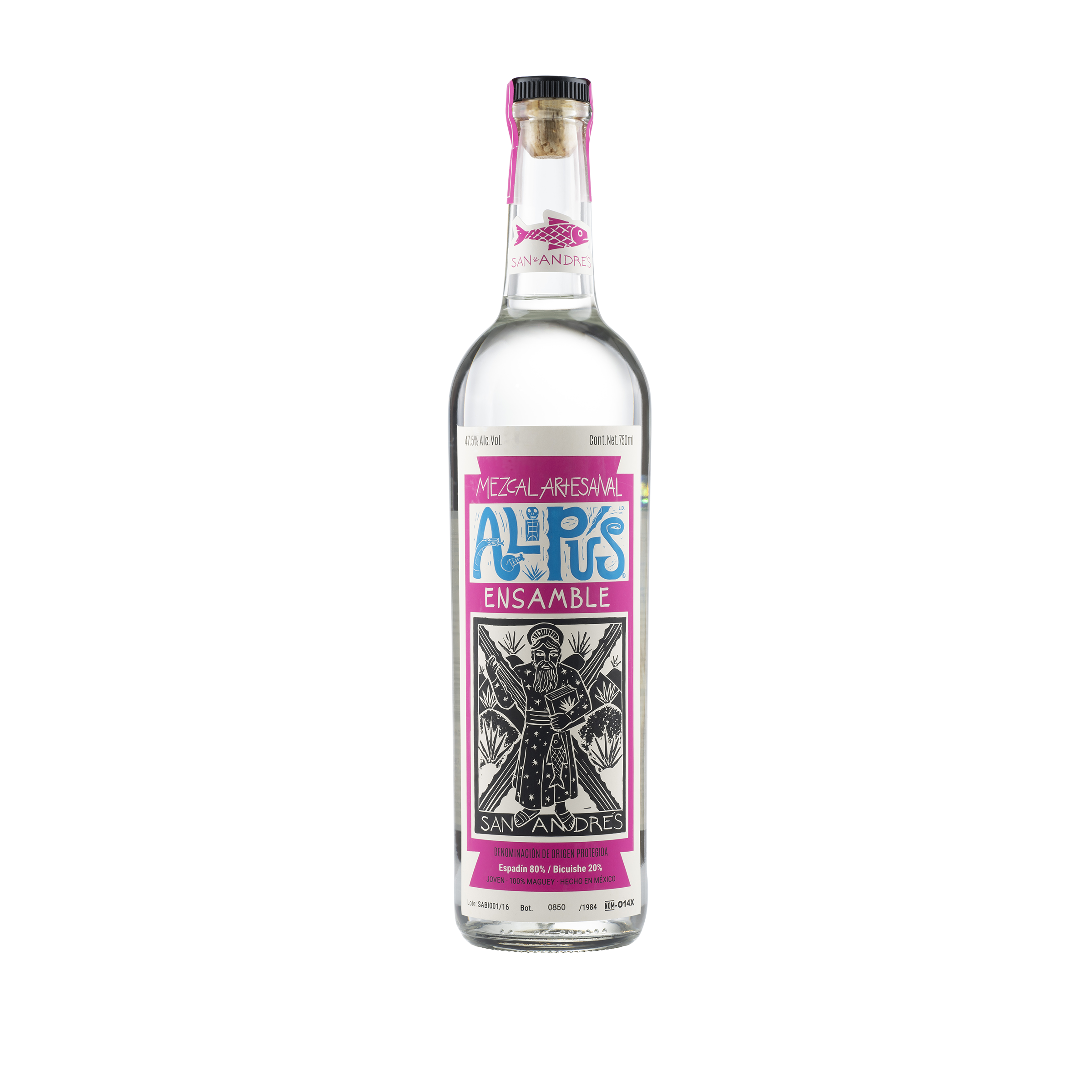 Ensamble Mezcal Artesanal San Andres NV Bottle Front
