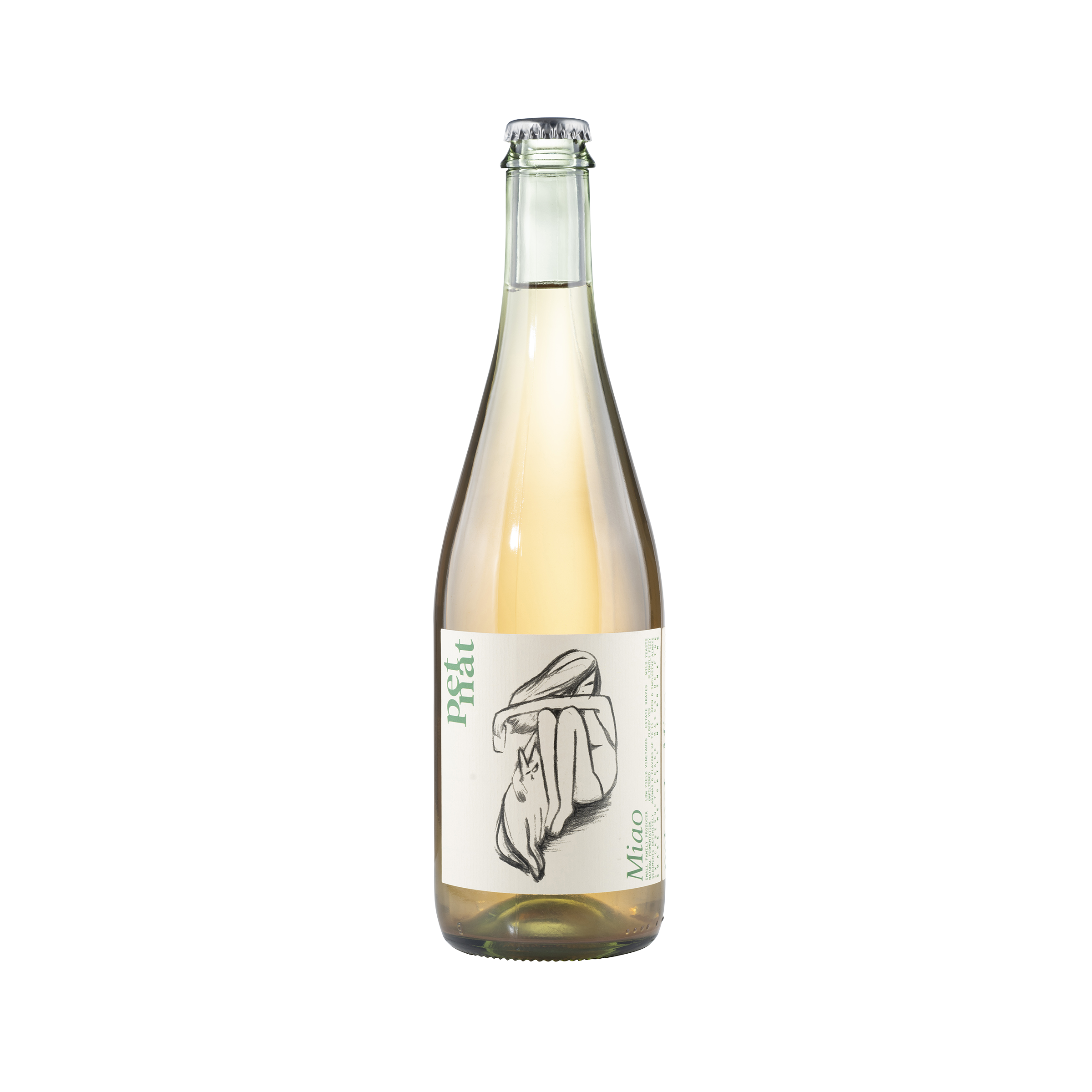 Miao Pet Nat Rose 2021 Bottle Front