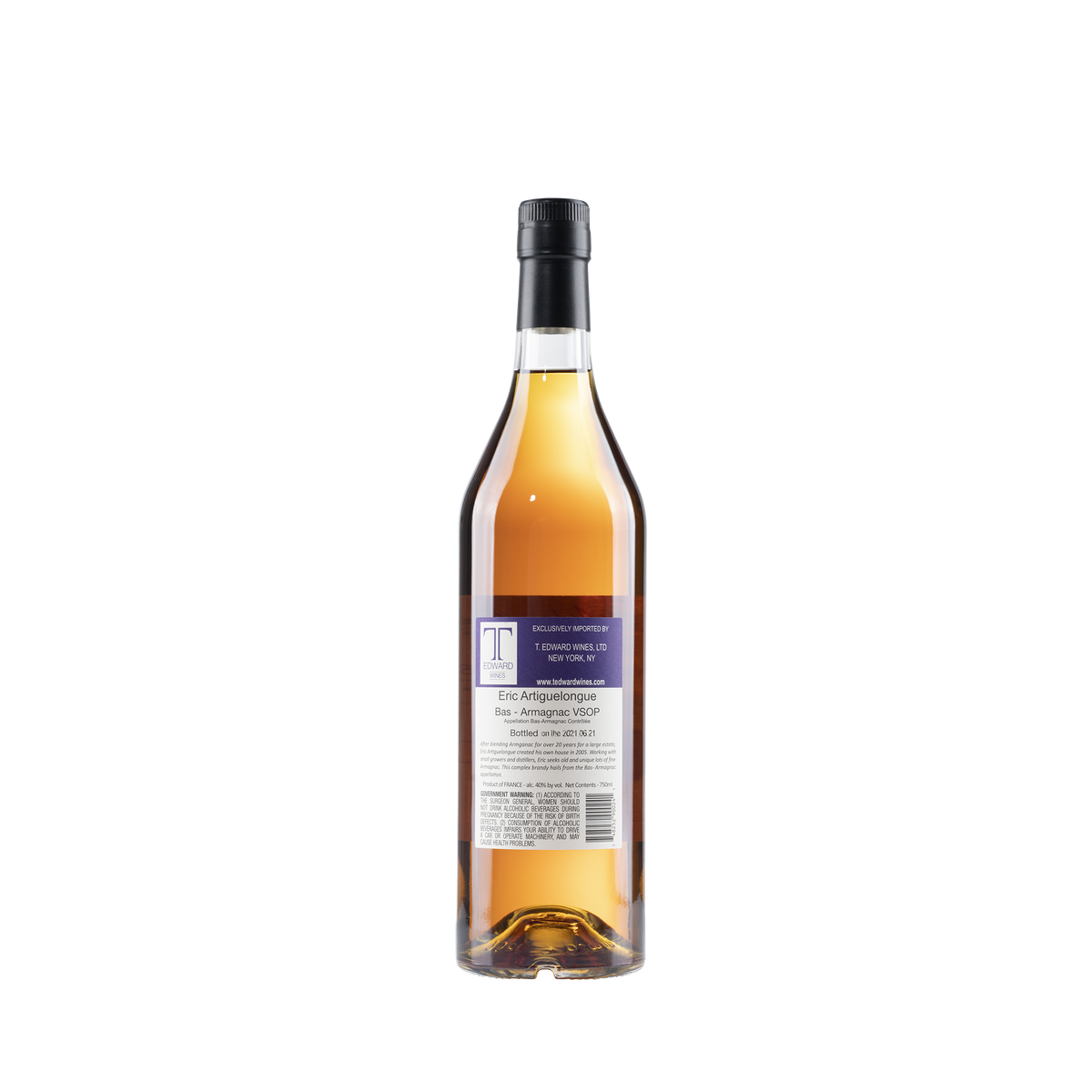 Principal d’Armagnac VSOP Armagnac VSOP NV - 750ml | T. Edward Wines & Spirits