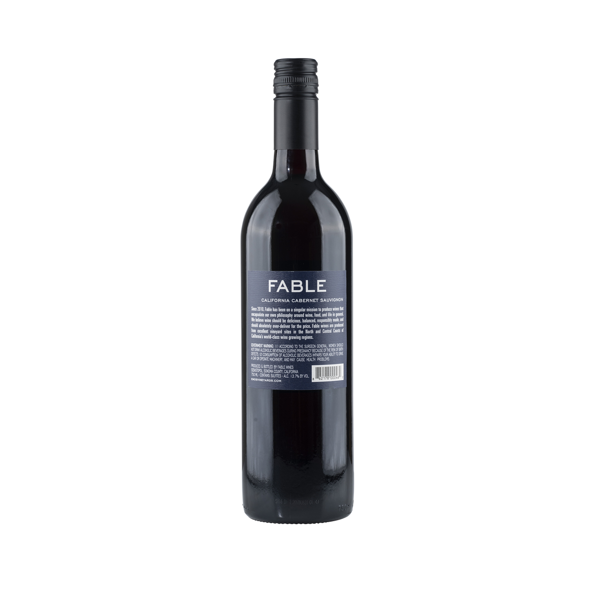 Cabernet Sauvignon California 2021 Bottle Back
