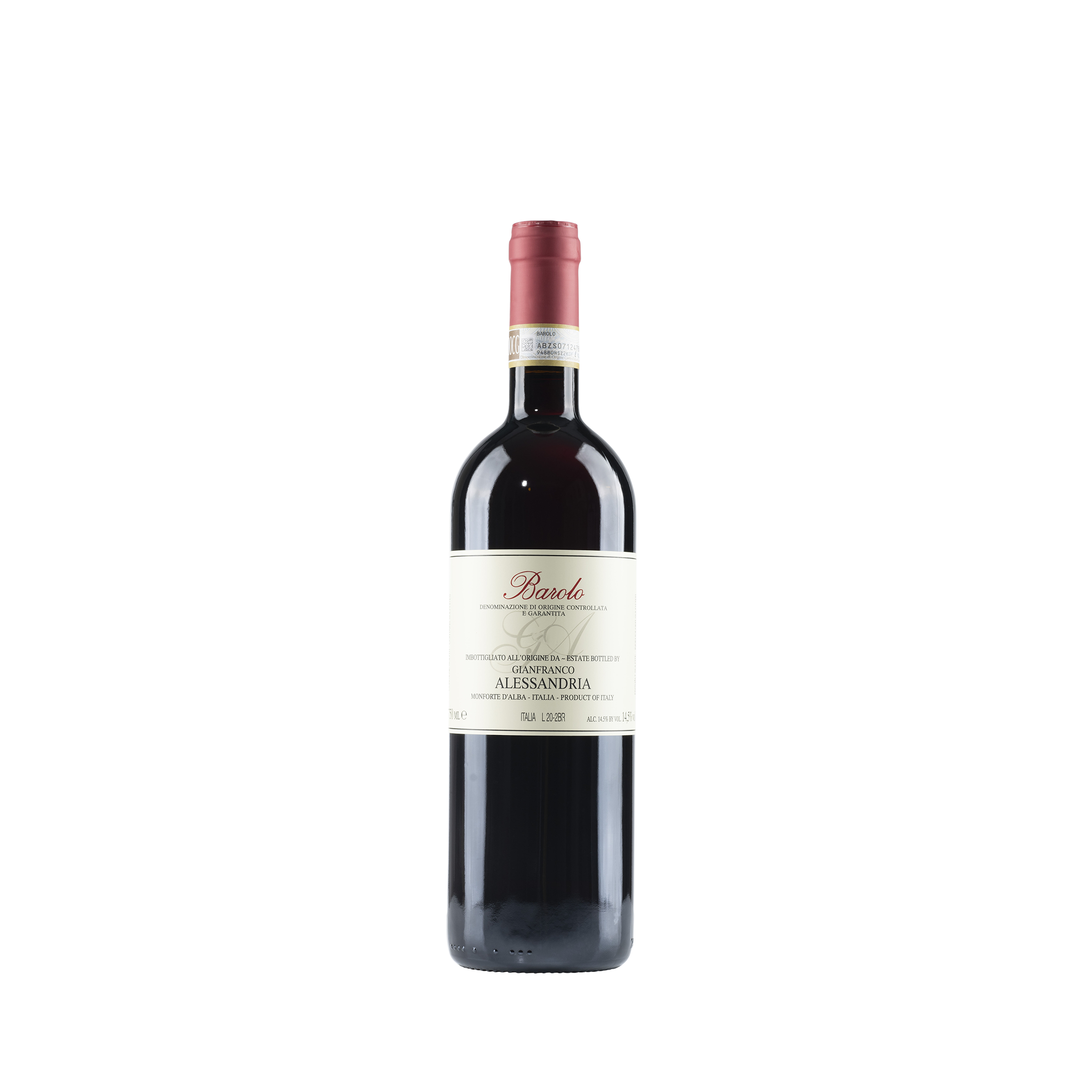 Barolo DOCG 2019 Bottle Front
