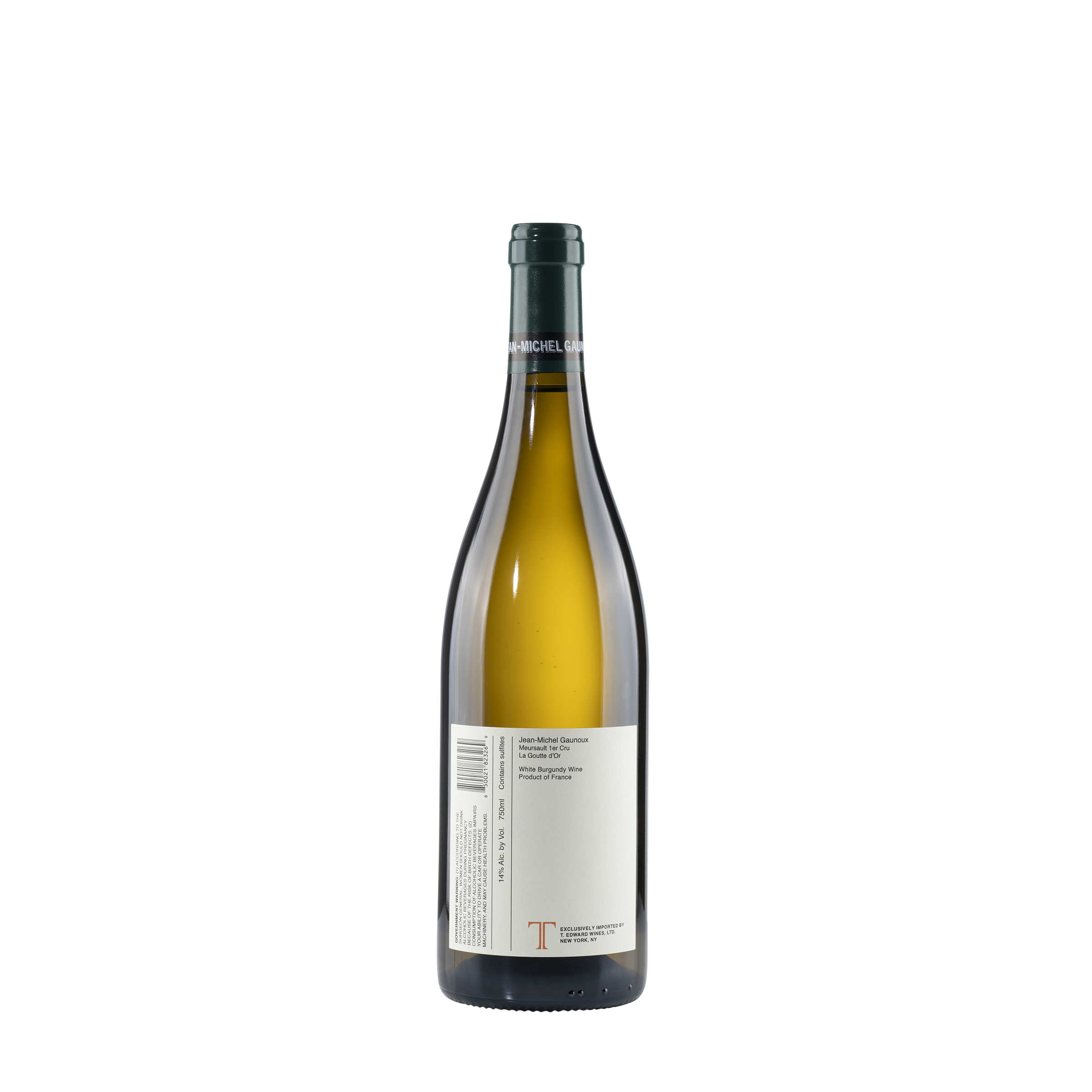 Meursault 1er Cru 'Les Gouttes d'Or' 2018 Bottle Back