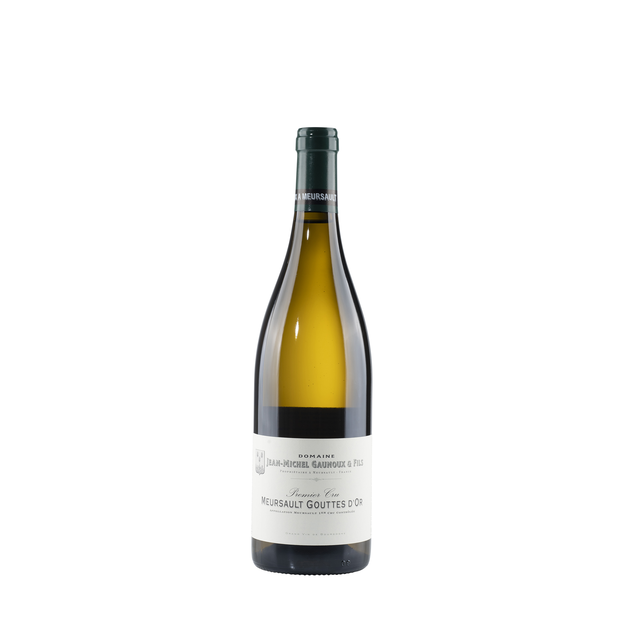 Meursault 1er Cru 'Les Gouttes d'Or' 2018 Bottle Front