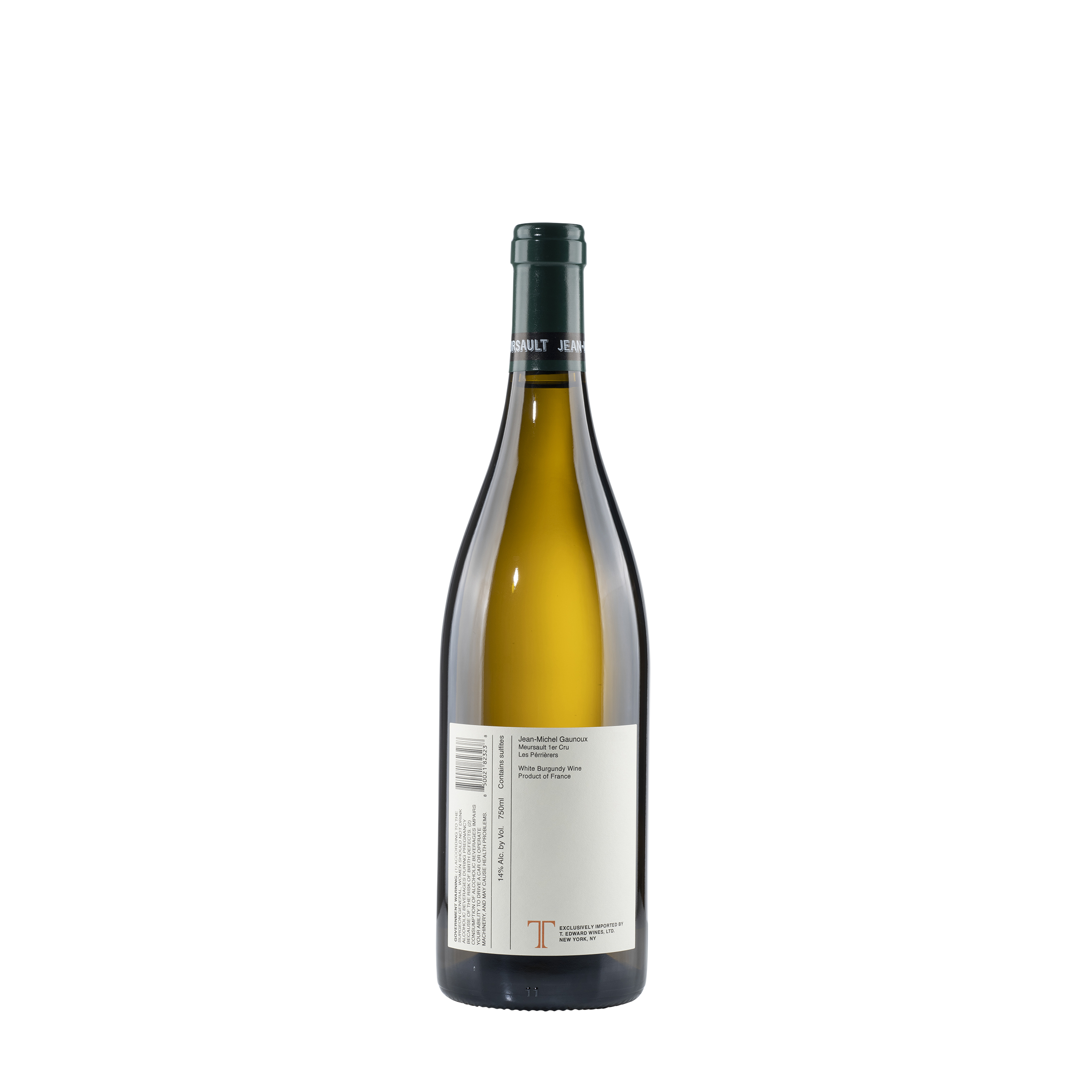Meursault 1er Cru "Perrieres" 2019 Bottle Back