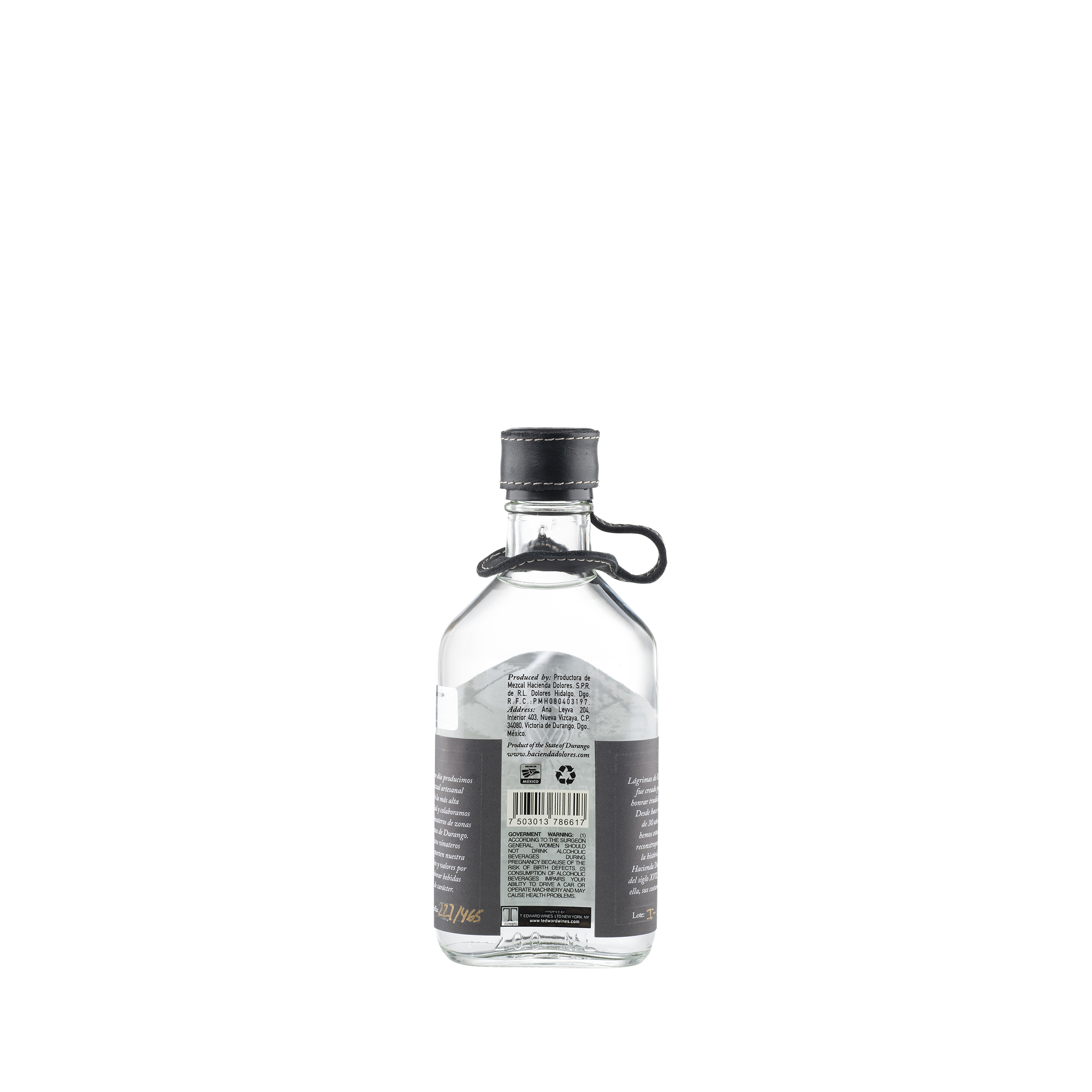 I'gok Mezcal Artesanal NV Bottle Back
