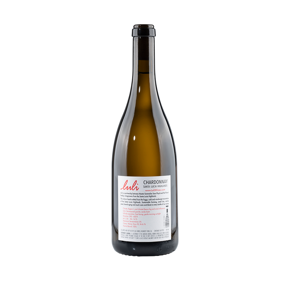 Luli Chardonnay SLH 2022 Bottle Back