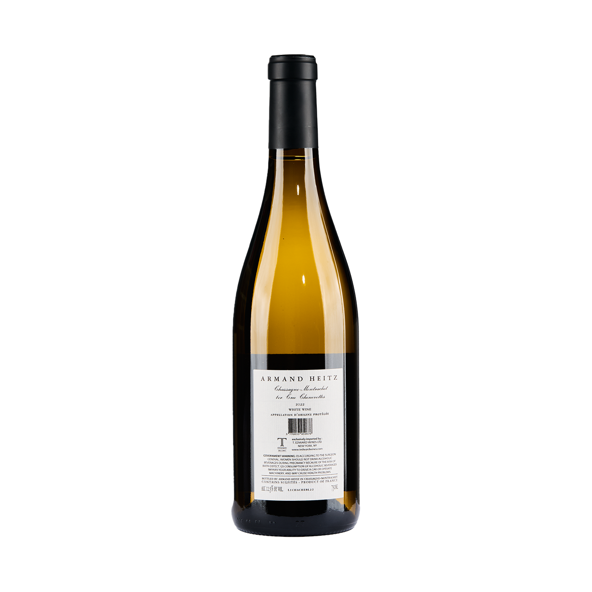 MONTRACHET 2018 750ml 空き瓶 Armand Heitz Chassagne Montrachet 1er Cru 