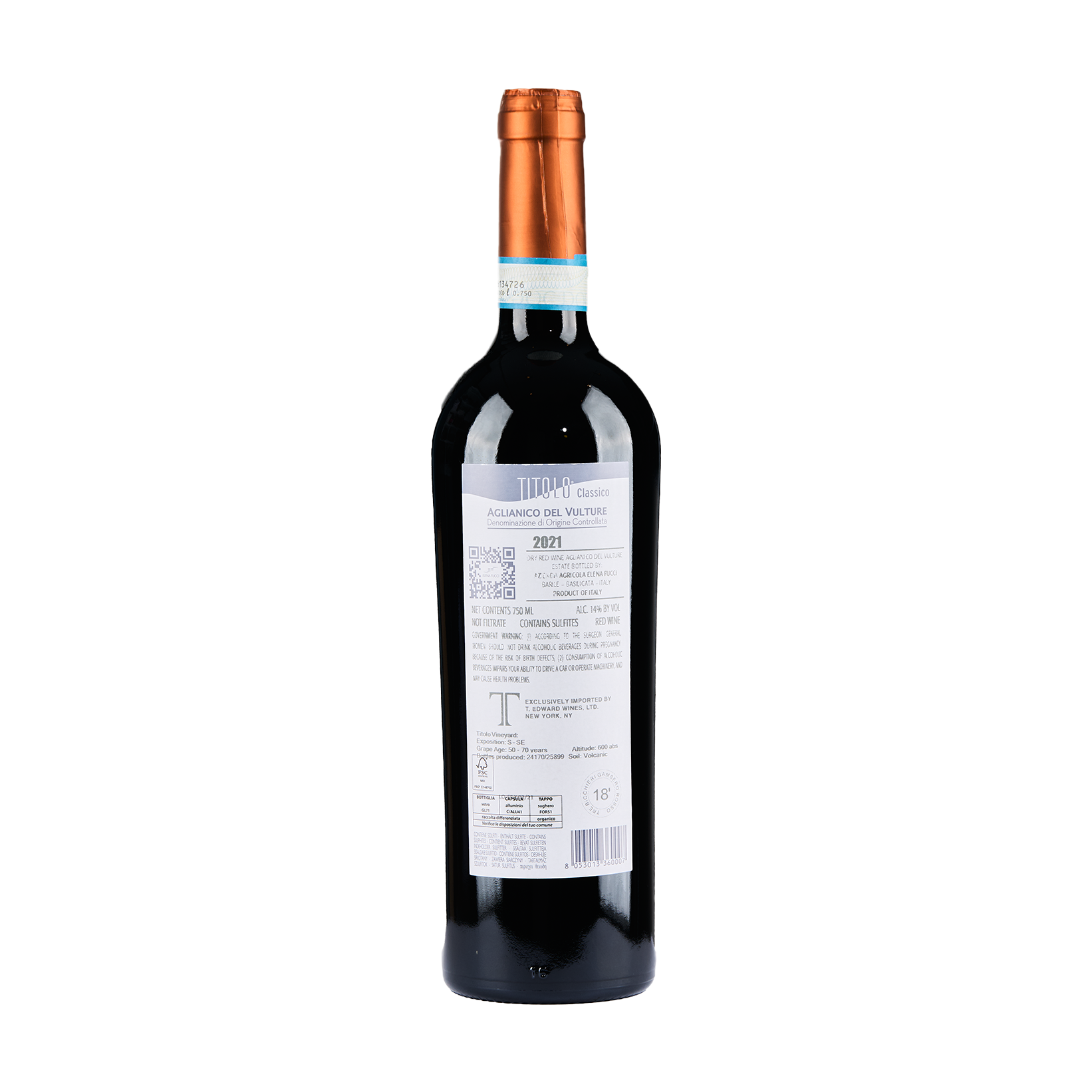 "Titolo" Aglianico del Vulture DOC