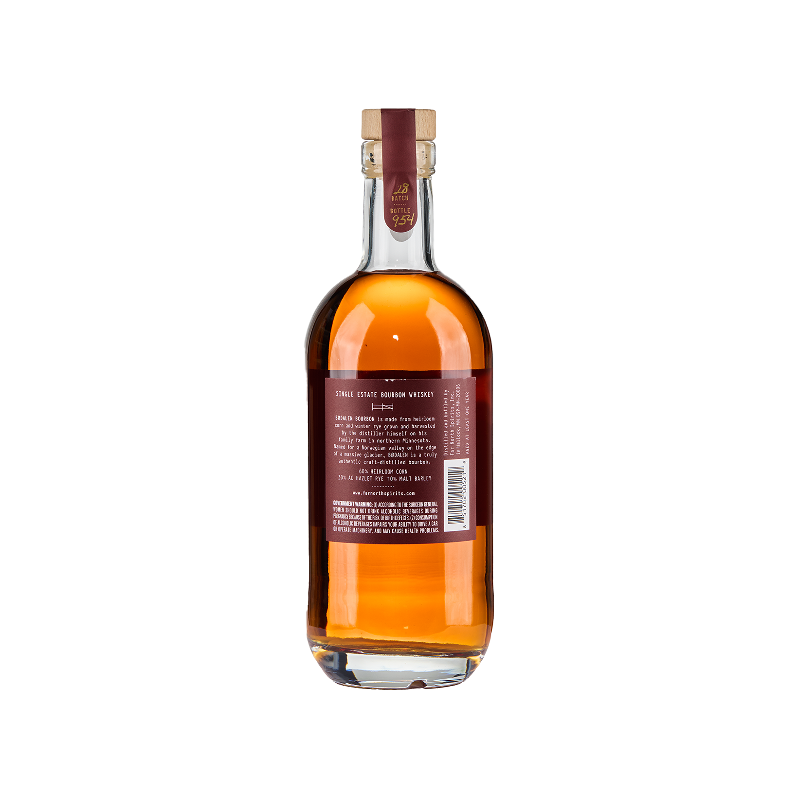 Far North Spirits Bodalen Bourbon Whiskey