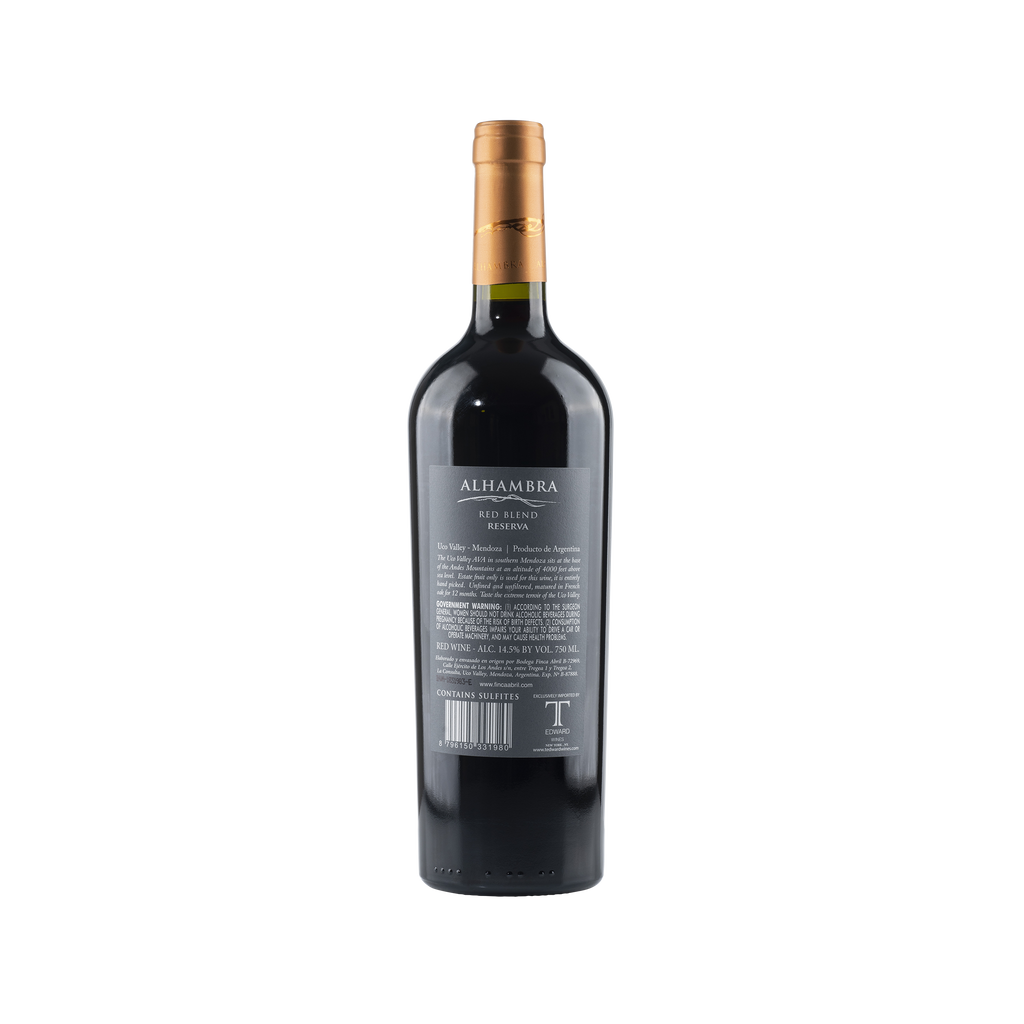 Blend Reserva Valle de Uco 2020 Bottle Back