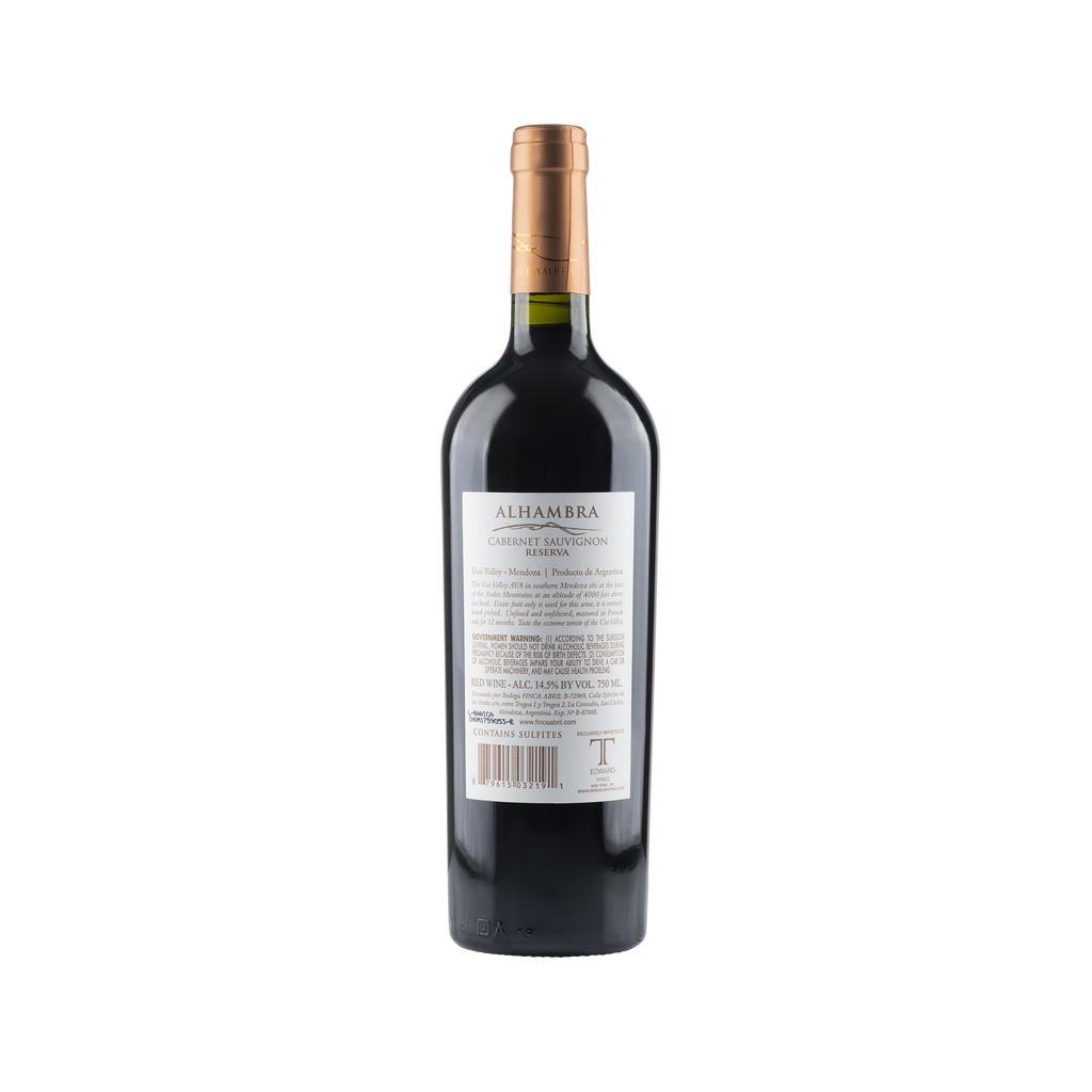 Cabernet Sauvignon Reserva Altamira, Valle de Uco 2 2020 Bottle Back