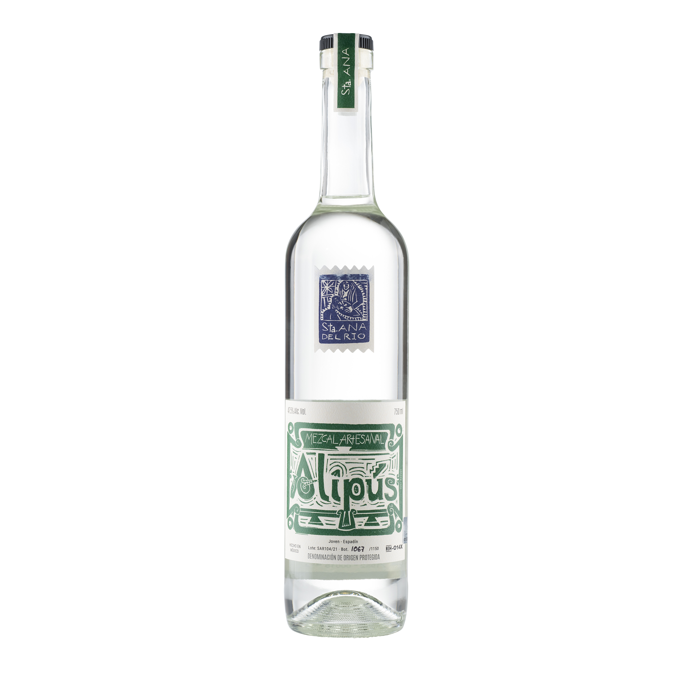Mezcal Artesanal Santa Ana Del Rio NV Bottle Front