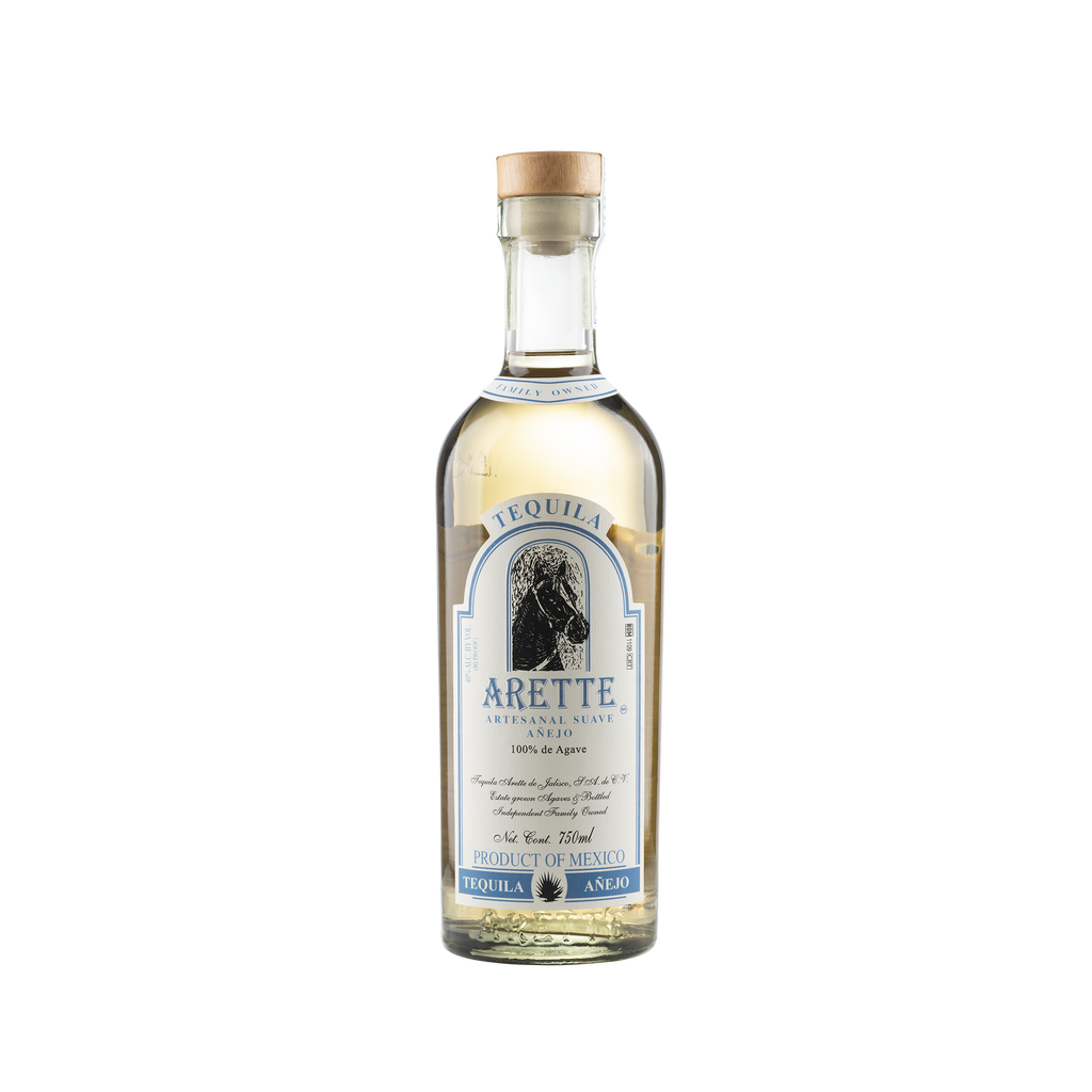 Artesanal Suave 100% de Agave Tequila Anejo Bottle Front