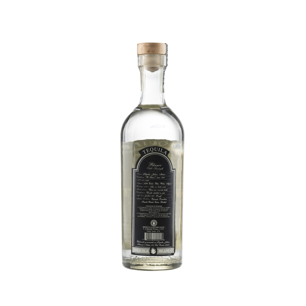 Artesanal Suave Fuerte 100% de Agave Tequila Blanco Bottle Back