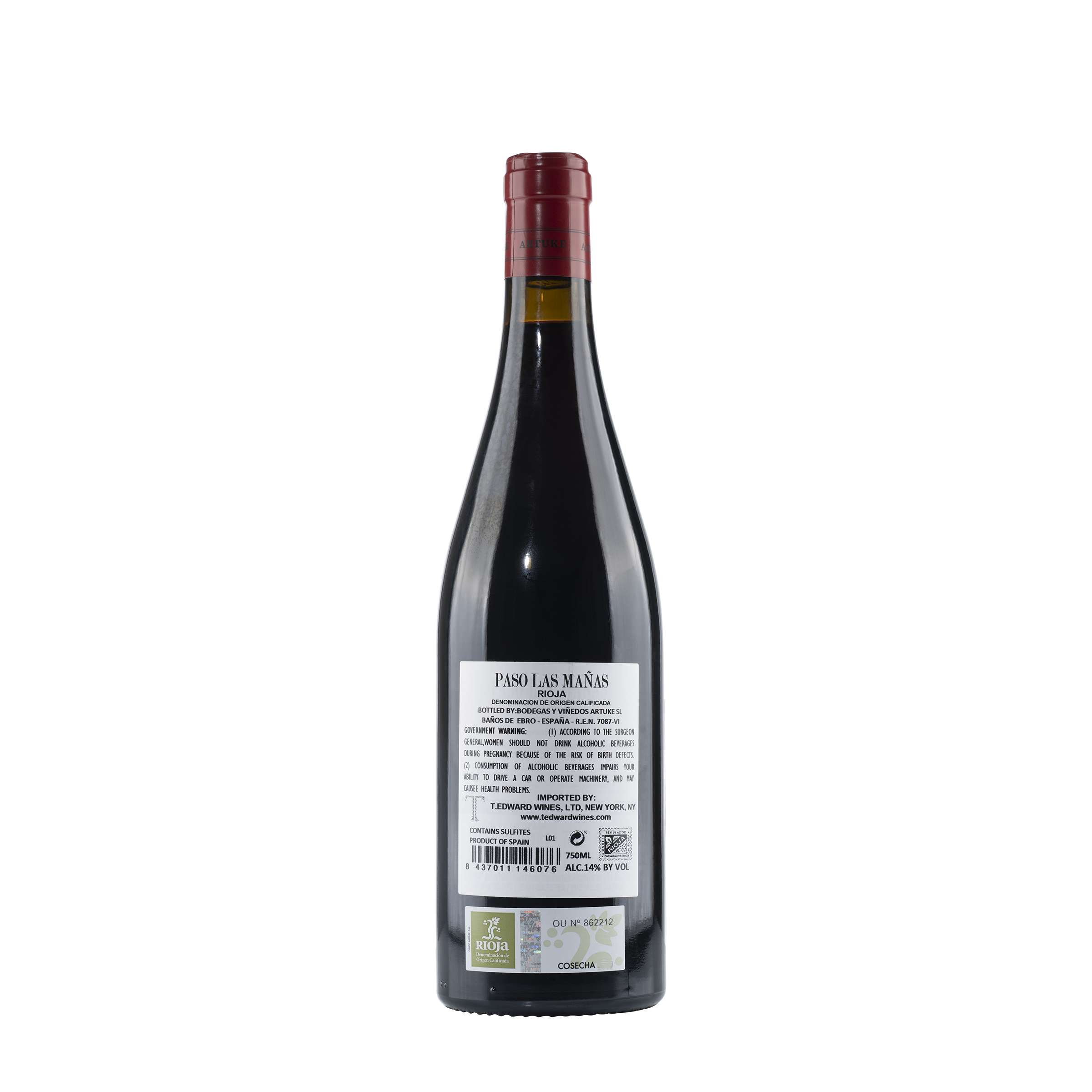 Paso Las Manas' 2021 Product Shot