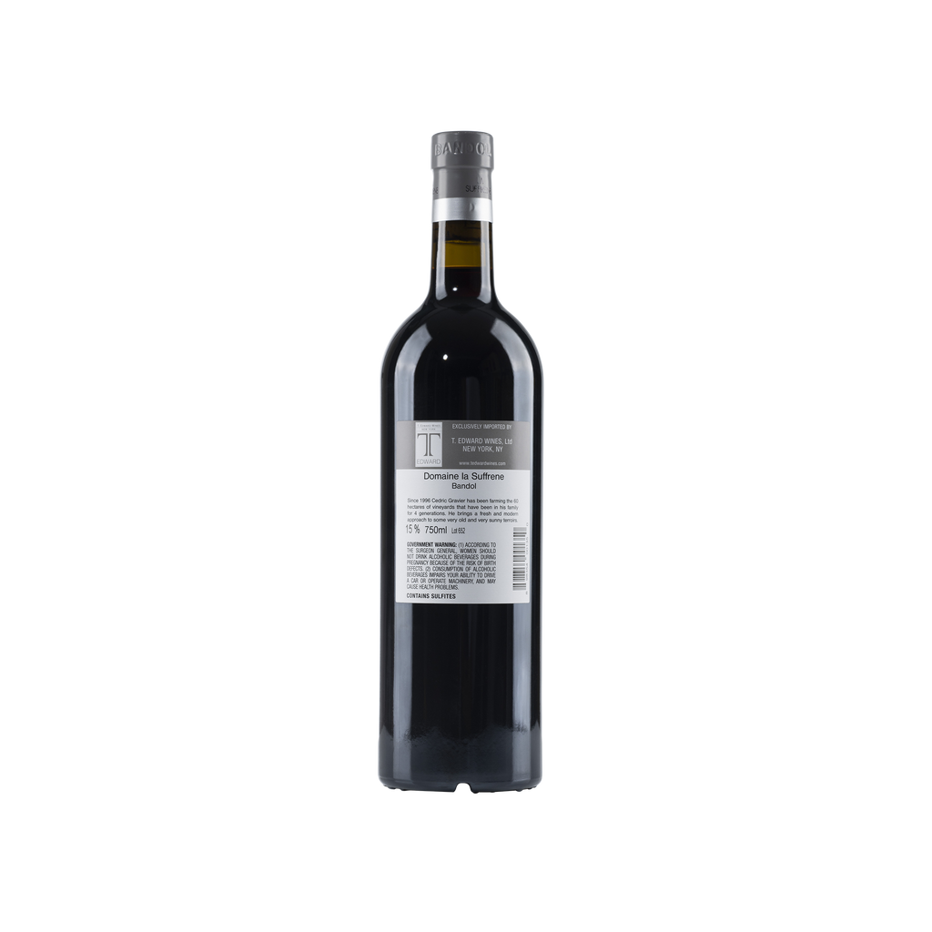 Bandol Rouge 2020 Bottle Back