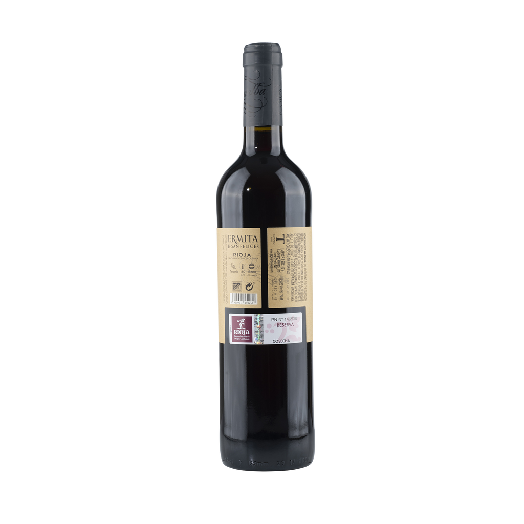 Reserva Rioja Alta 2017 Bottle Back