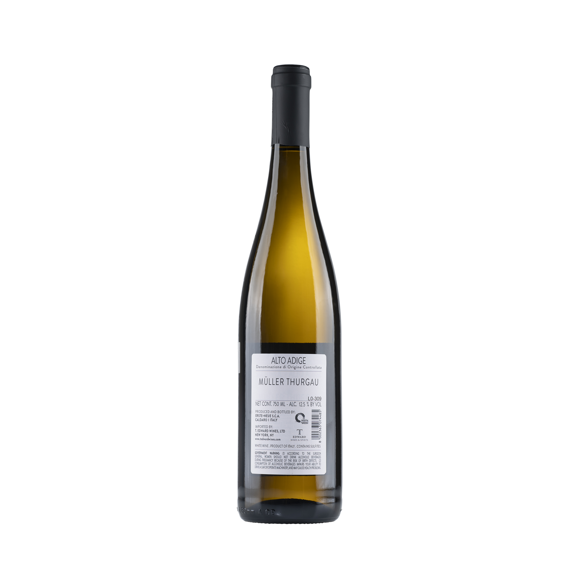 Muller Thurgau DOC 2022 Product Shot