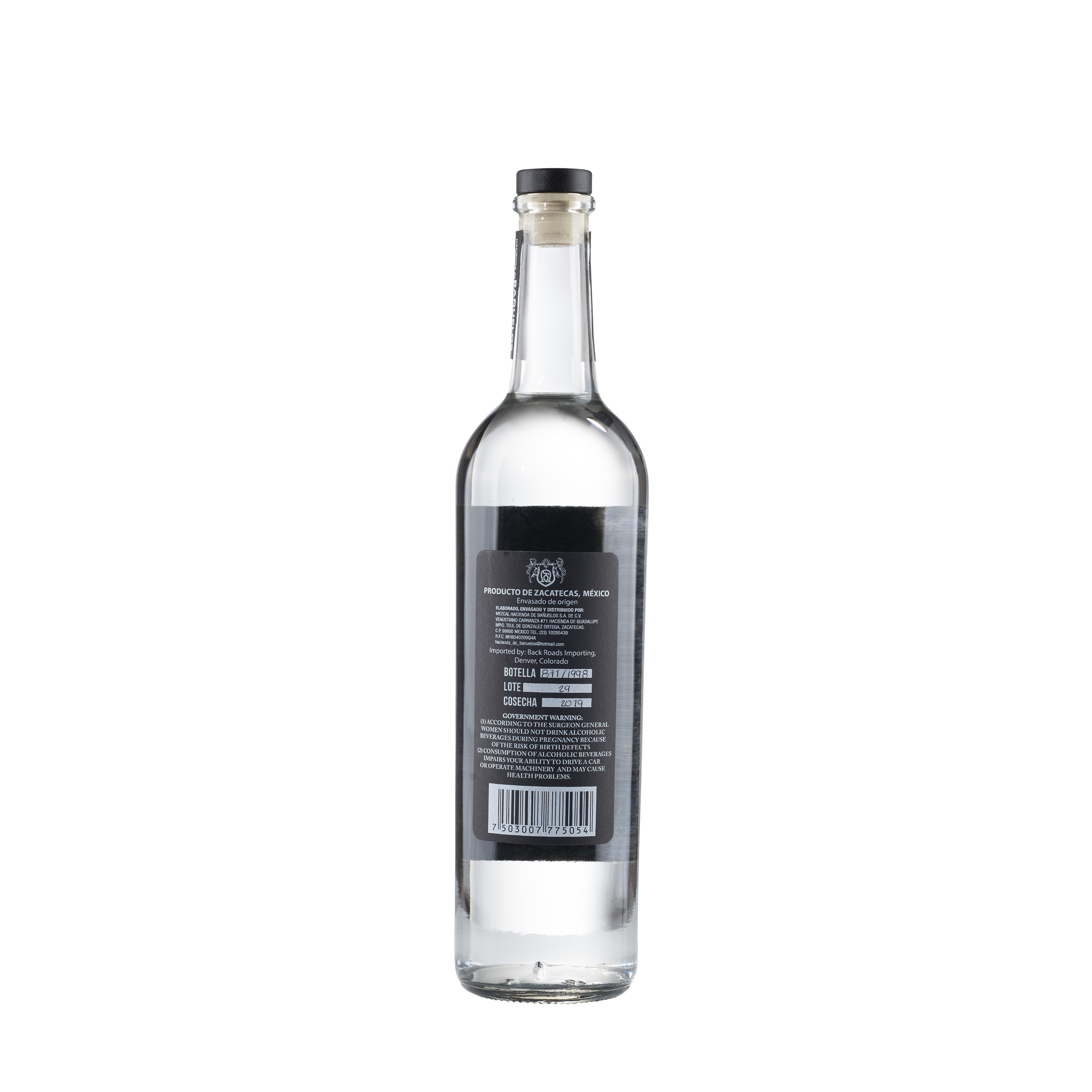 Tequiliana NV Bottle Back