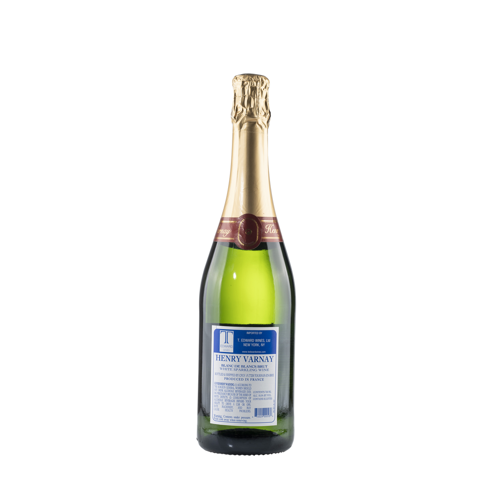 Henry Varnay Blanc de Blancs Brut   NV Bottle Back