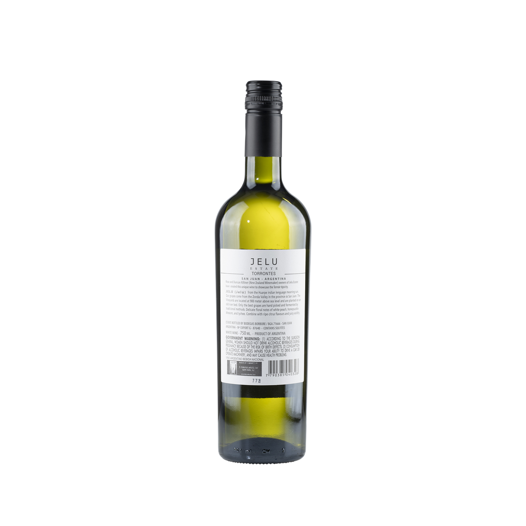 Zonda Valley Torrontes 2022 Bottle Back