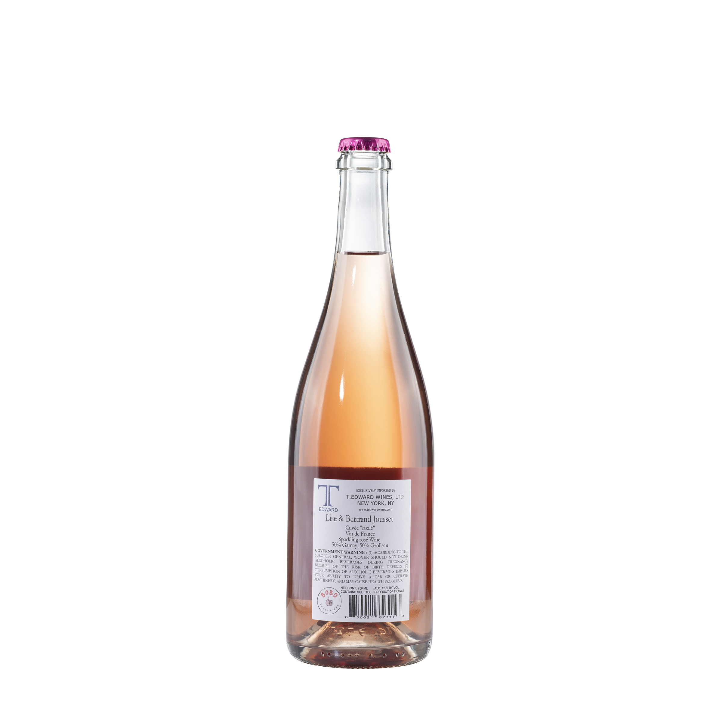 Rose Pet-Nat 2021 Bottle Back