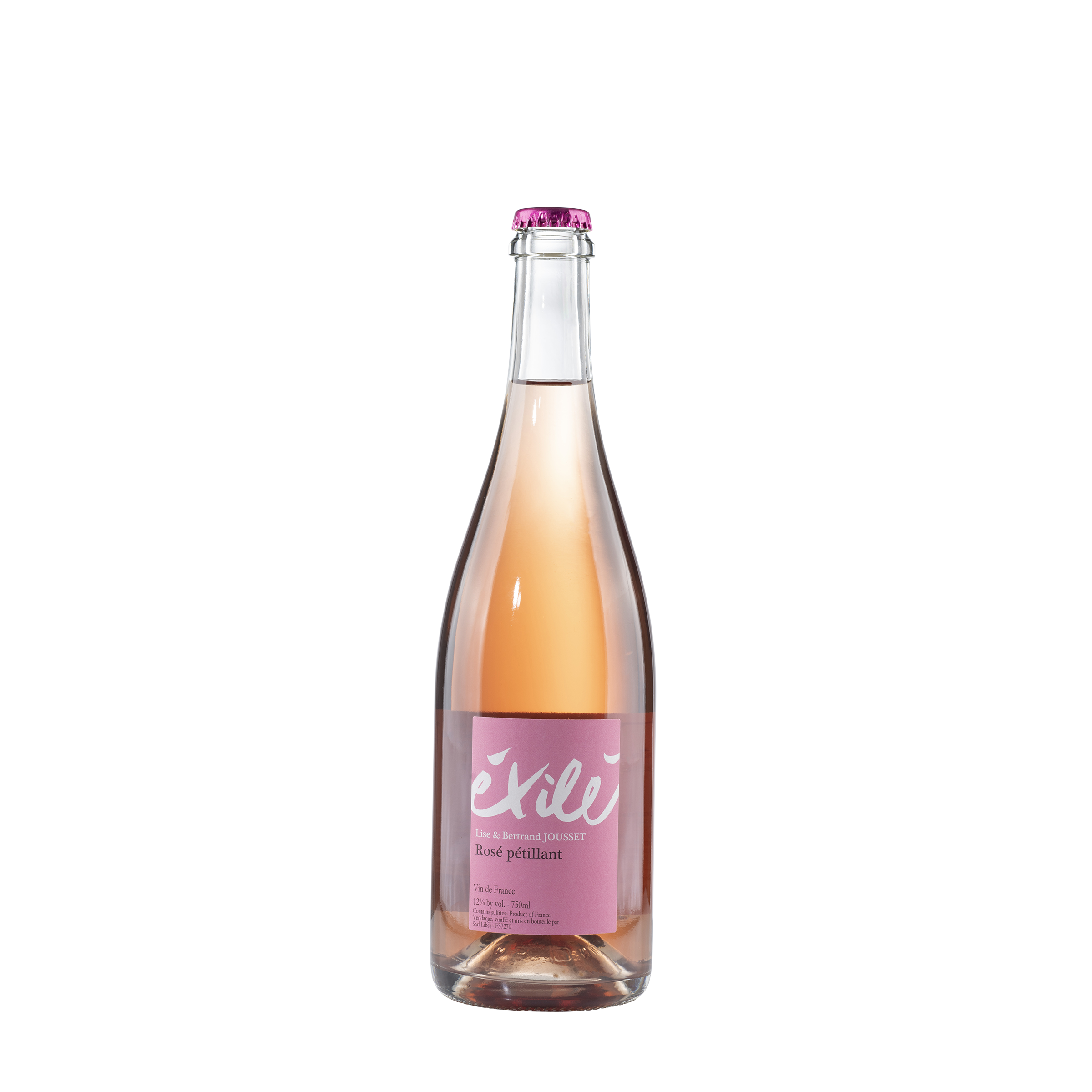 Rose Pet-Nat 2021 Bottle Front