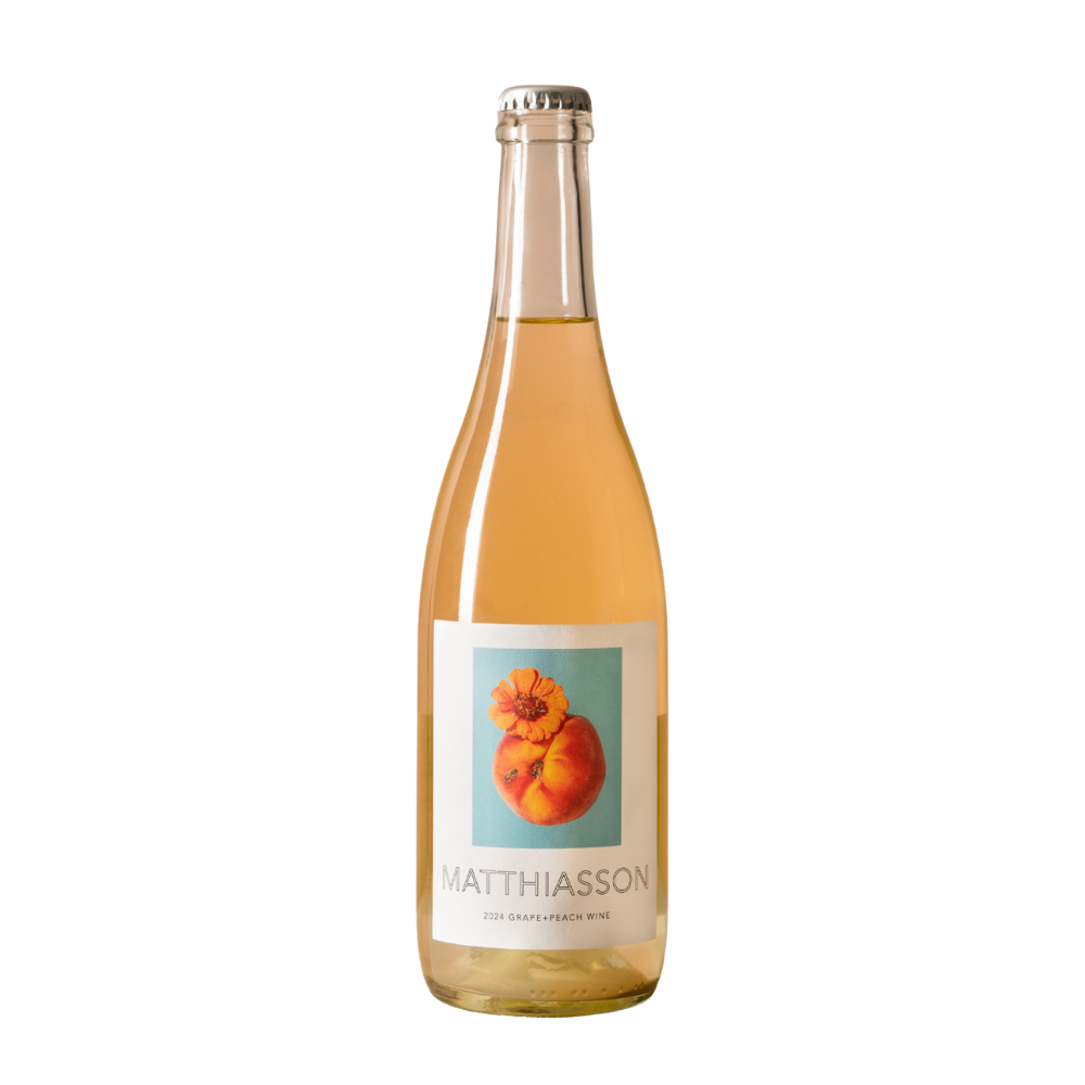 Matthiasson Lightly Sparkling Grape-Peach Co-Ferment Napa Valley