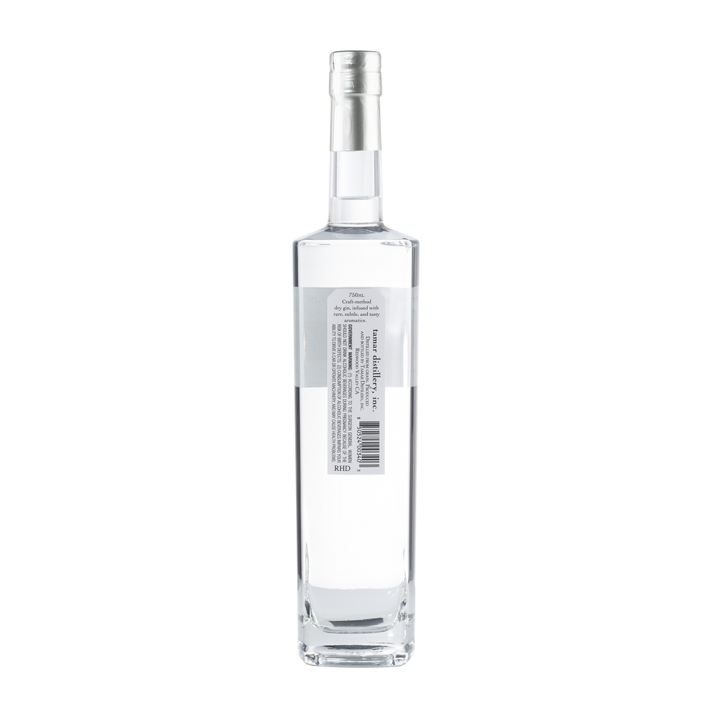 London Dry Gin NV Bottle Back