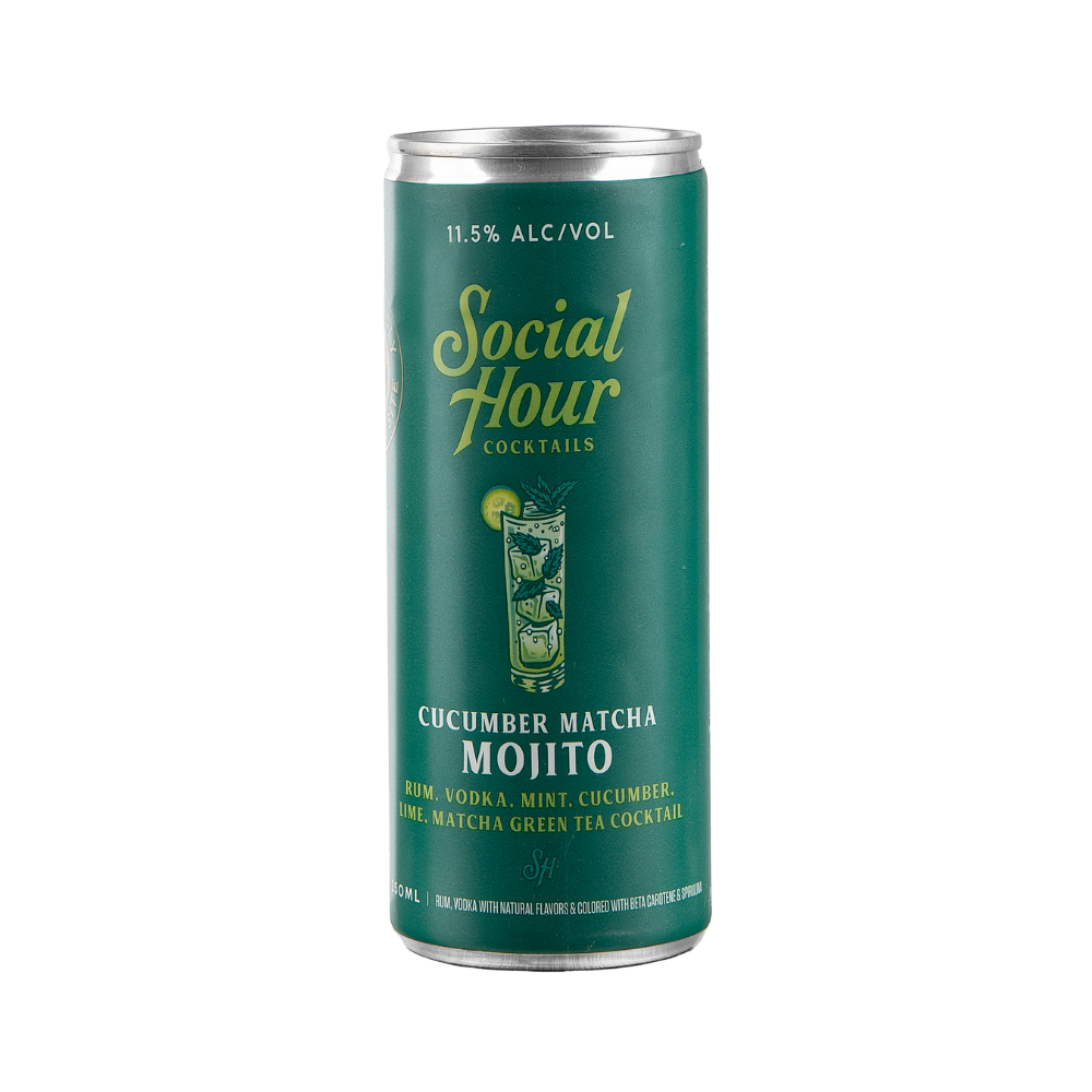 Social Hour Cucumber Matcha Mojito 24x250ML