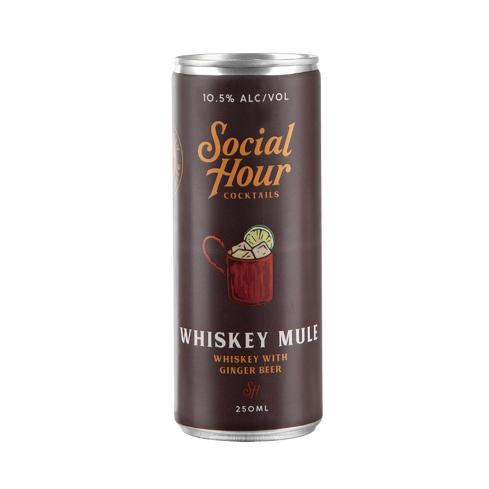 Social Hour Whiskey Mule 24x250ML