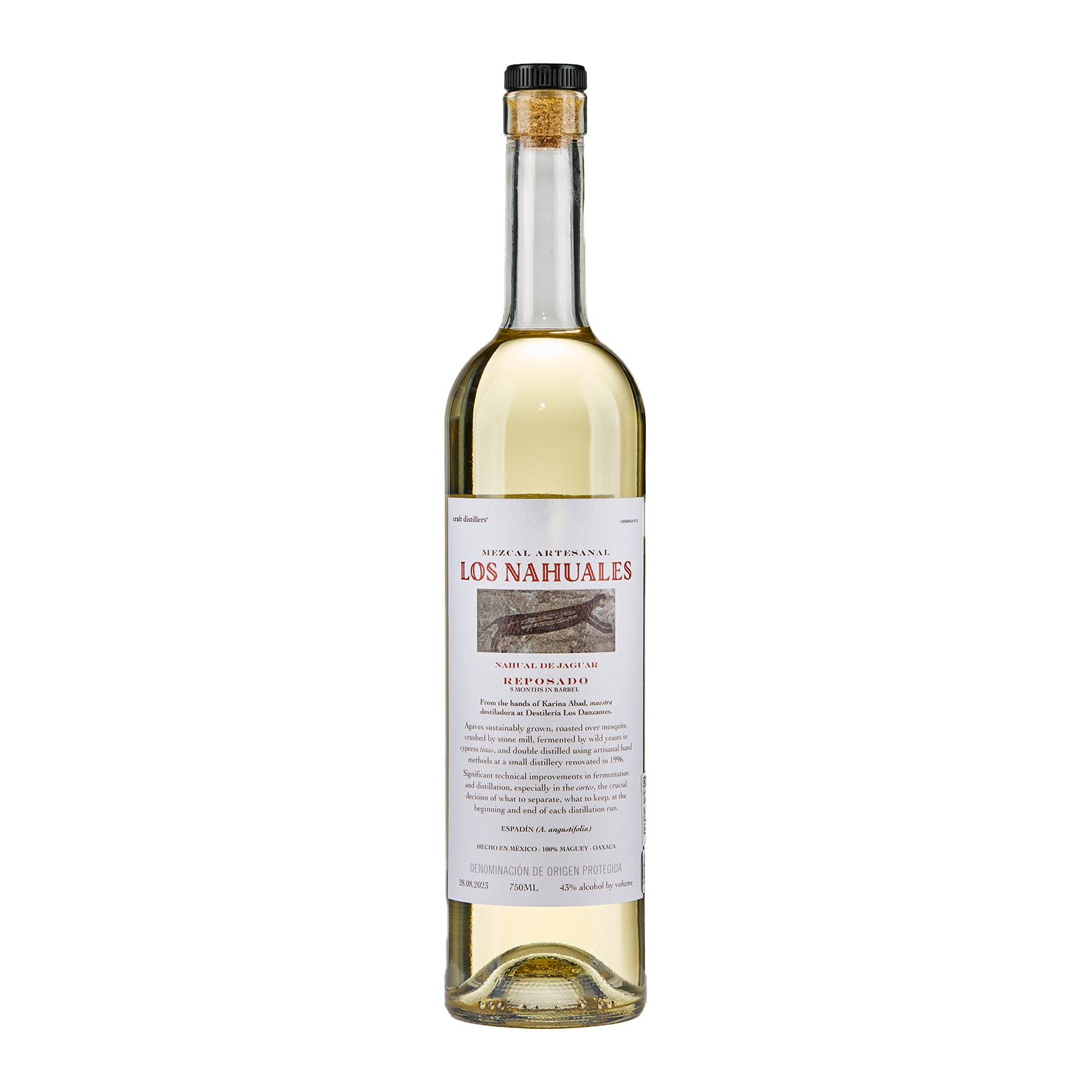 Los Nahuales Nahual de Jaguar Mezcal Artesanal Reposado | T